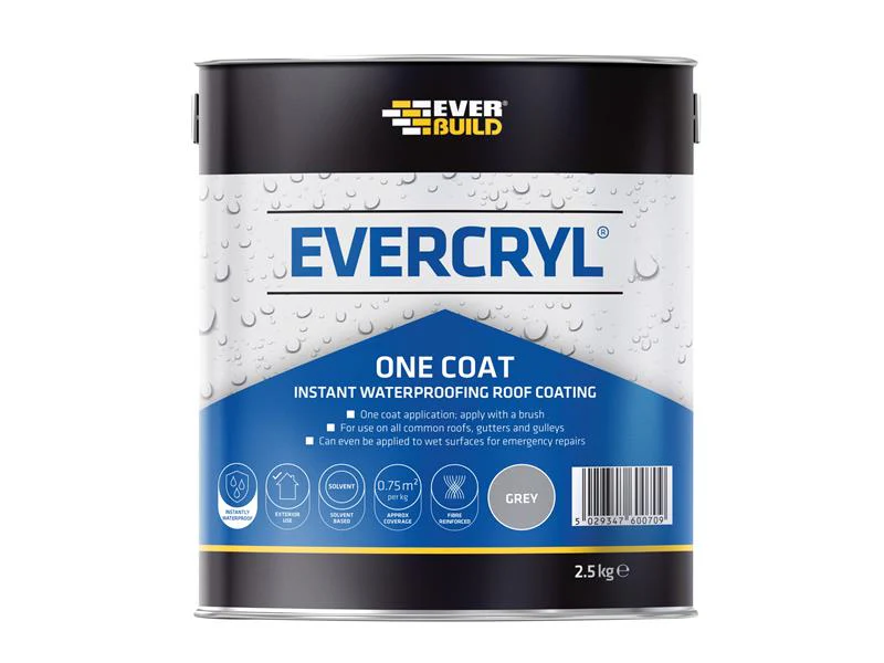 Everbuild  EVERCRYL® One Coat Grey 2.5kg