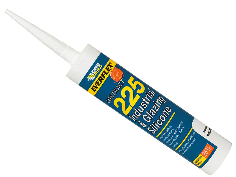 Everbuild  Everflex® 225 Industrial & Glazing Silicone Black 295ml - Image 2