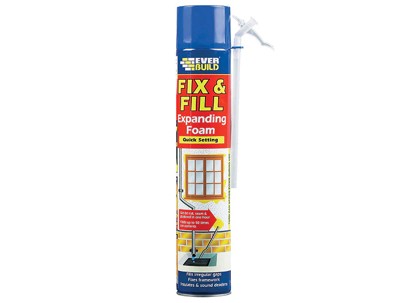 Everbuild  Fix & Fill Expanding Foam Filler 750ml - Image 2