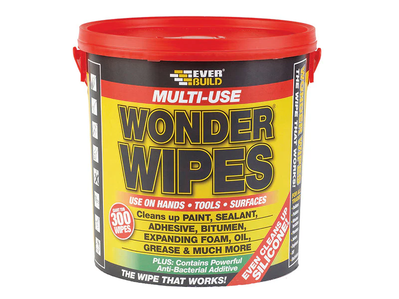 Everbuild Giant Wonder Wipes (Tub 300) - Image 2
