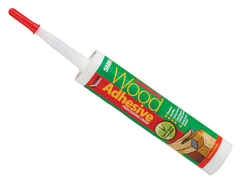 Everbuild  Lumberjack 5min Polyurethane Wood Adhesive Gel 310ml - Image 2