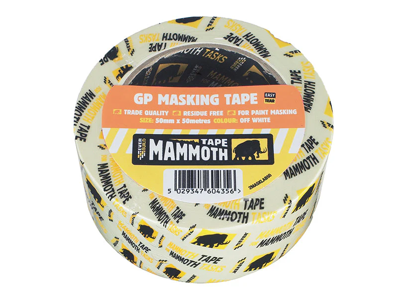 Everbuild Mammoth Retail Masking Tape 19mm x 50m - Image 2