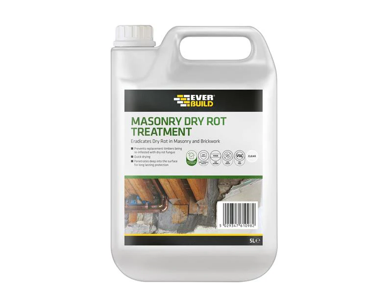 Everbuild  Masonry Dry Rot Treatment 5 litre