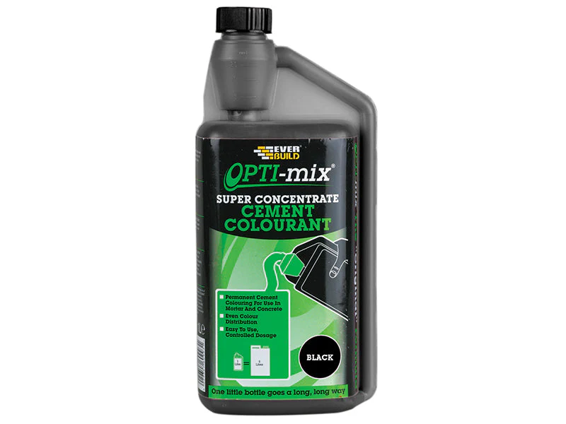 Everbuild Opti-Mix Cement Colourant Black 1 litre - Image 2