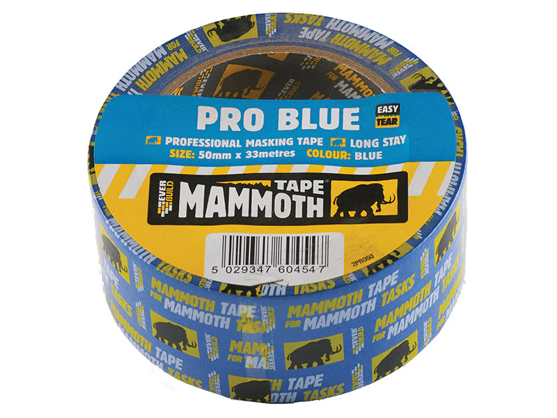 Everbuild  Pro Blue Masking Tape 25mm x 33m