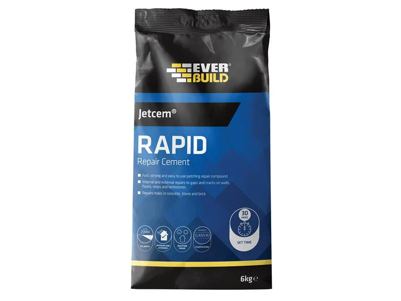 Everbuild Rapid Set Cement 12kg (4 x 3kg Packs)