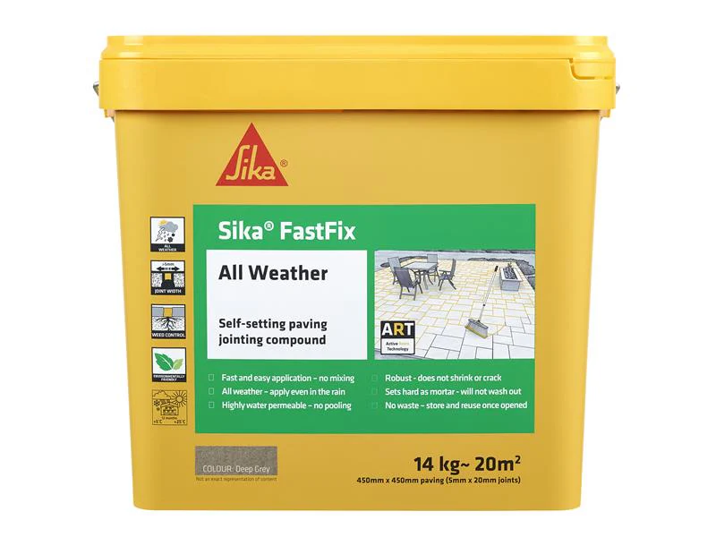 Everbuild Sika® FastFix All Weather Deep Grey 14kg - Image 2