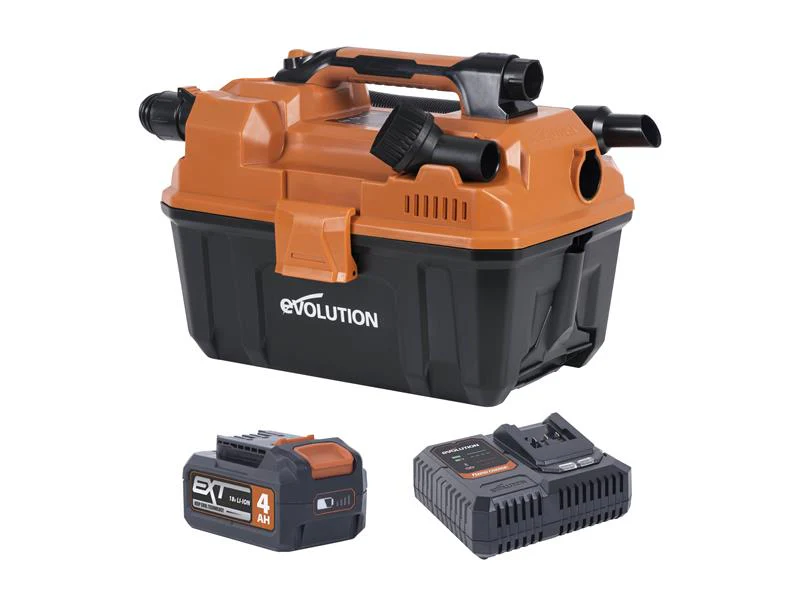 Evolution  R11VAC-Li EXT Wet & Dry Vacuum Cleaner 18V 1 x 4.0Ah Li-ion