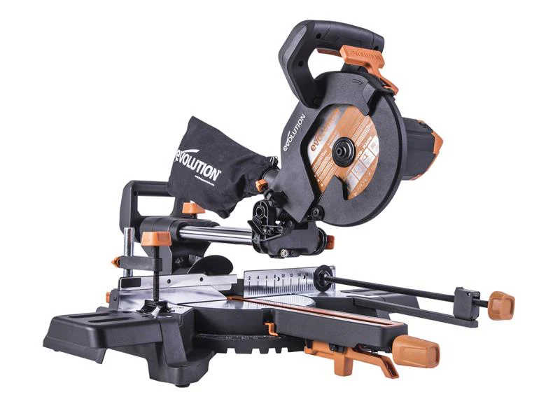 Evolution R210SMS-300+ Pro Multi-Material Sliding Mitre Saw 210mm 1500W 240V - Image 2