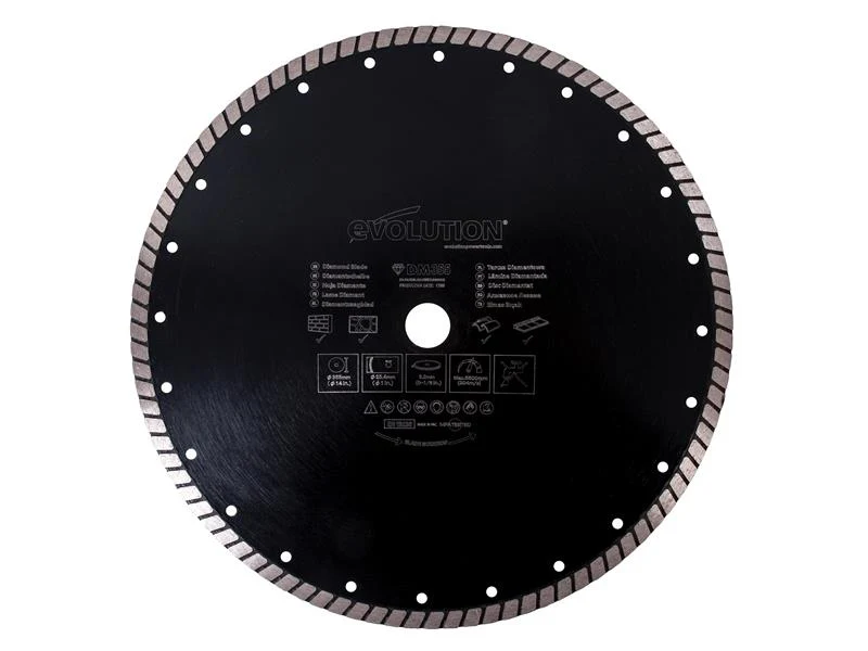 Evolution  RAGE® Diamond Blade, Segmented Rim 355 x 25.4mm - Image 2