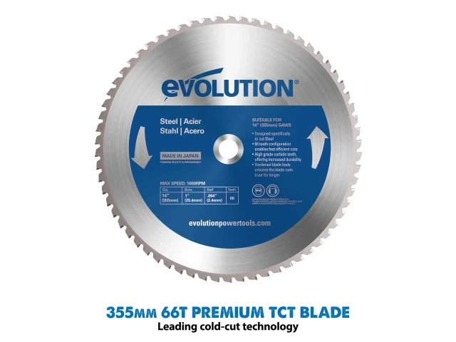Evolution  S355MCS Heavy-Duty Metal Cutting Mitre Chop Saw 1600W 110V - Image 2