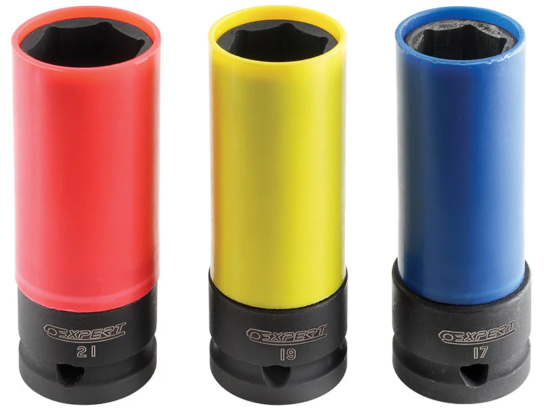 Expert 1/2in Drive Deep Impact Socket Set, 3 Piece - Image 2