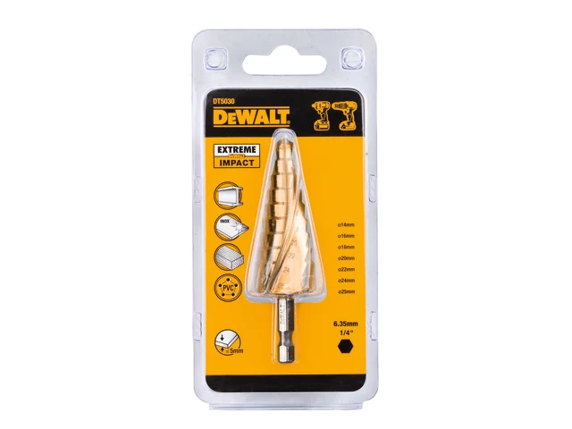 DEWALT Extreme Step Drill Bit 14-25mm - Image 3
