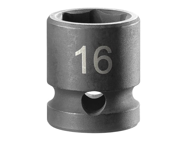 Facom  6-Point Stubby Impact Socket 1/2in Drive 16mm