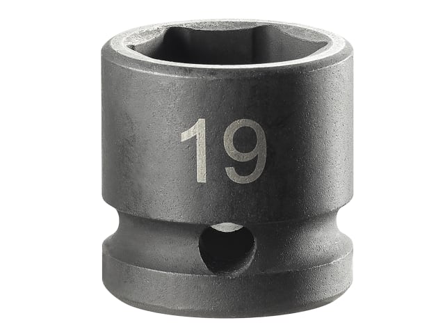 Facom  6-Point Stubby Impact Socket 1/2in Drive 19mm