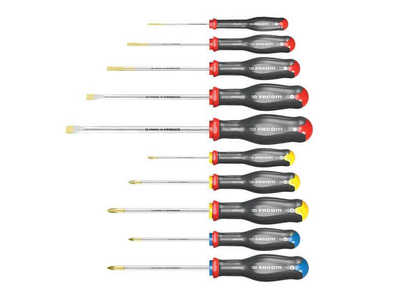 Facom  Protwist® Screwdriver Set, 10 Piece
