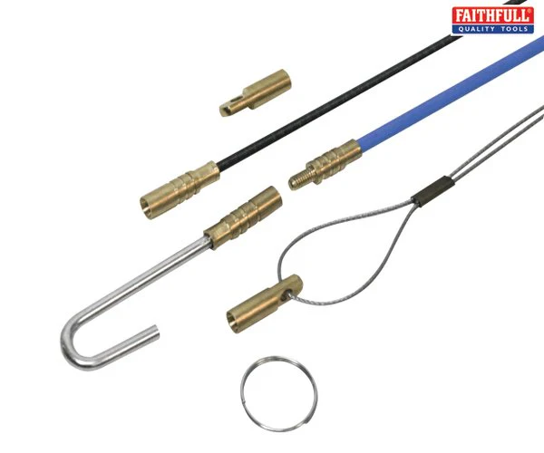 Faithfull 10m Cable Rod Set,15 Piece