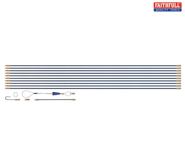 Faithfull 10m Cable Rod Set,15 Piece - Image 3