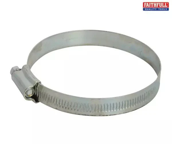 Faithfull 4 Hose Clip - Zinc MSZP 70 - 90mm - Image 2