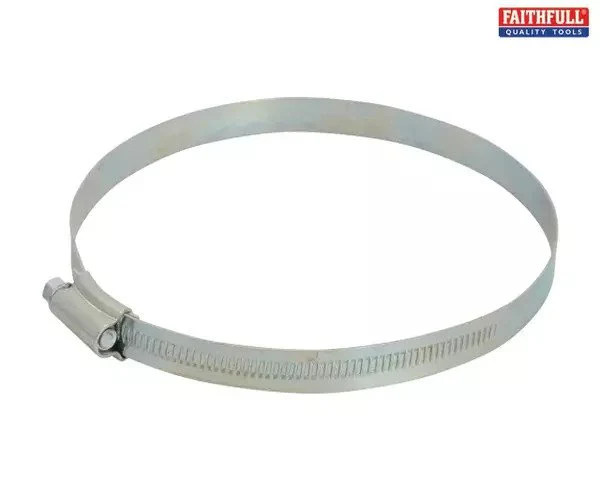 Faithfull 6 Hose Clip - Zinc MSZP 110 - 140mm - Image 2