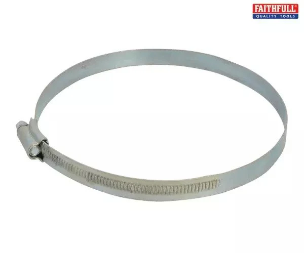 Faithfull 6X Hose Clip - Zinc MSZP 120 - 150mm - Image 2