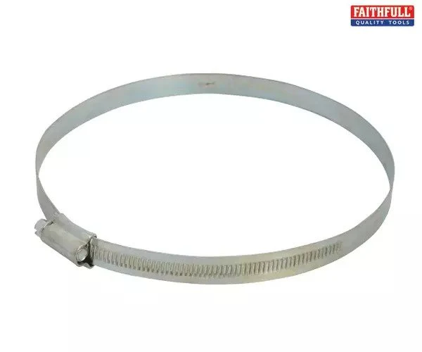 Faithfull 7 Hose Clip - Zinc MSZP 135 - 165mm - Image 2