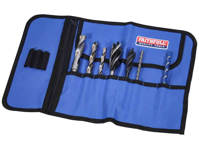 Faithfull 9 Pocket Bit Roll 27 x 42cm - Image 4