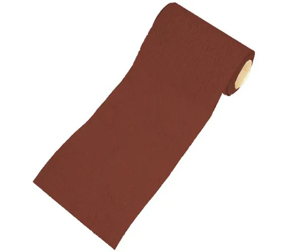 Faithfull Aluminium Oxide Sanding Paper Roll Red Heavy-Duty 115mm x 5m 120G
