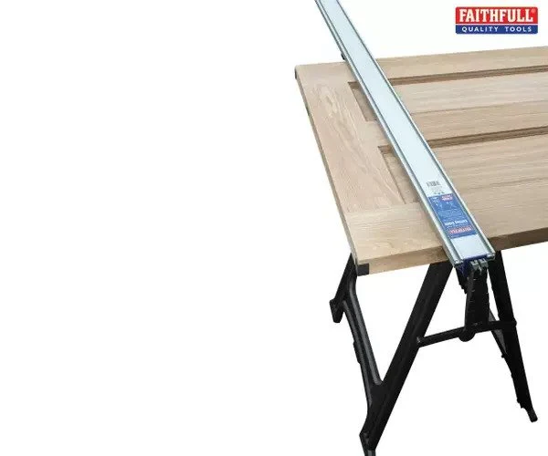 Faithfull Aluminium Wide Track Cutting Guide 1250mm (50in) - Image 2