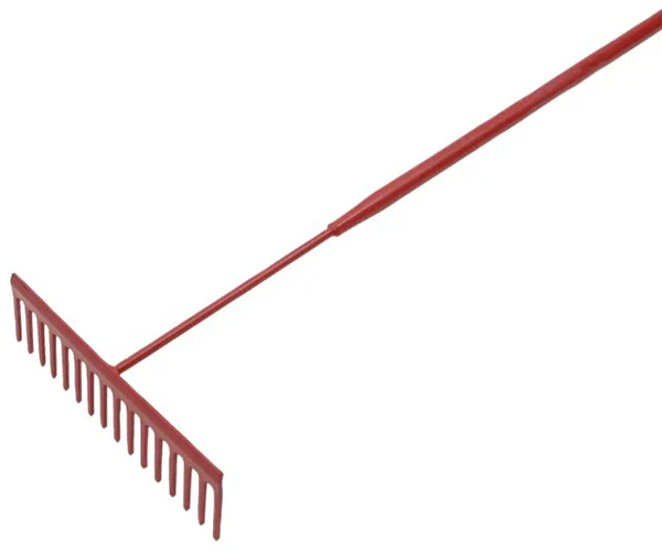 Faithfull Asphalt Rake 16 Flat Teeth - Tubular Steel Shaft - Image 2