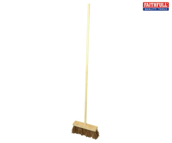 Faithfull Bassine/Cane Flat Broom 325mm (13in) - Image 2