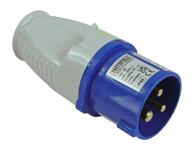 Faithfull Blue Replacement Plug 16A