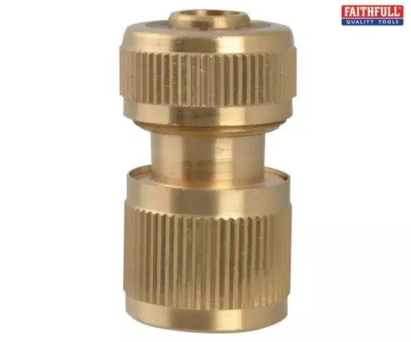 Faithfull Brass Female Hose Connector 12.5mm (1/2in) - Image 2