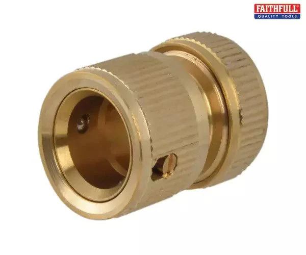 Faithfull Brass Female Water Stop Connector 12.5mm (1/2in) - Image 3