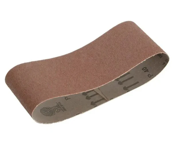 Faithfull Cloth Sanding Belt 400 x 60mm 80G (Pack 3)