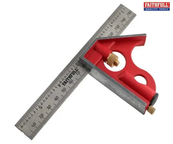 Faithfull Combination Square 150mm (6in) - Image 2
