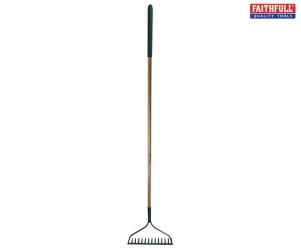 Faithfull Countryman Garden Rake 14 Flat Tines - Image 2