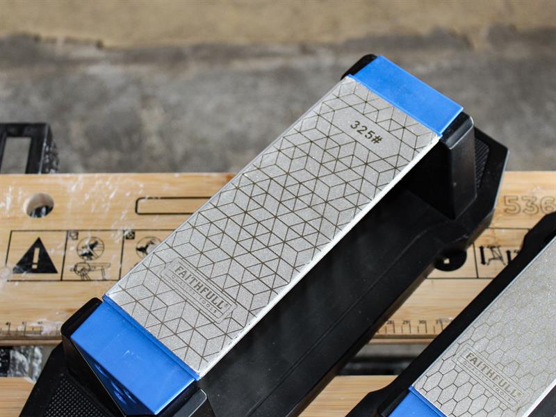 Faithfull Diamond Sharpening Tri-Stone 150, 325 & 1200G - Image 2