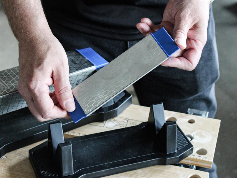 Faithfull Diamond Sharpening Tri-Stone 400, 1000 & 1200G - Image 4