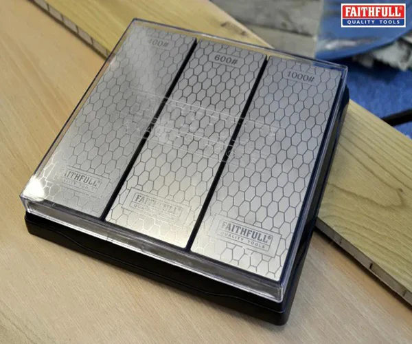 Faithfull Diamond Whetstone Kit, 3 Piece - Image 3