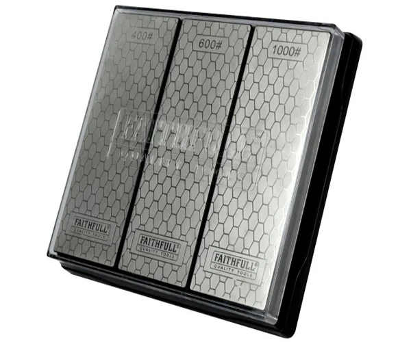 Faithfull Diamond Whetstone Kit, 3 Piece - Image 4