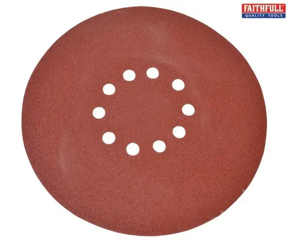 Faithfull Dry Wall Sanding Disc for Flex Machines 225mm Assorted (Pack 10) - Image 2