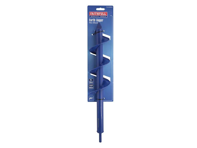 Faithfull Earth Auger Drill Bit 80 x 450mm - Image 6