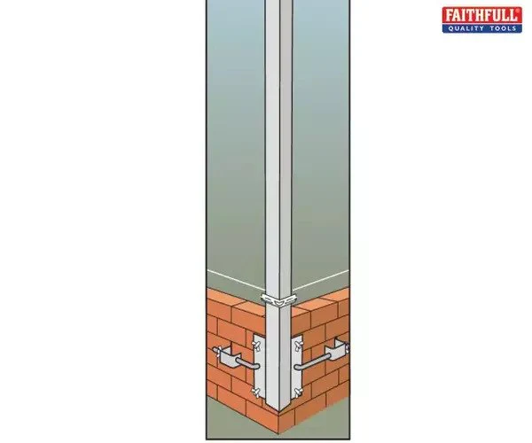 Faithfull External Building Profiles 2m (78in) and Fittings - Image 2