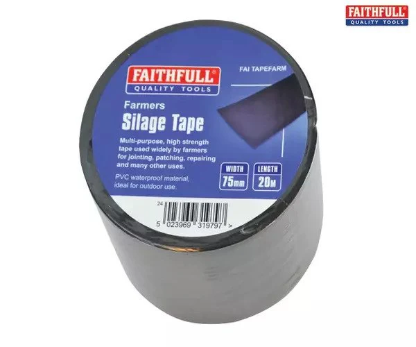 Faithfull Farmer's Silage Tape 75mm x 20m - Image 2