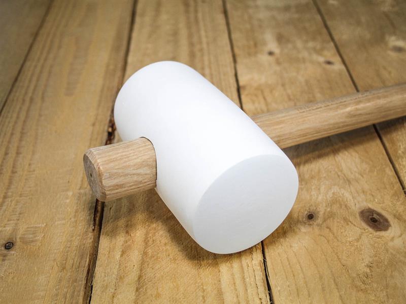 Faithfull FSC White Rubber Mallet - Image 2