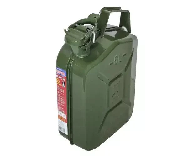 Faithfull Green Jerry Can - Metal 5 litre