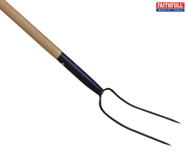 Faithfull Hay Fork Solid Socket 2-Prong 1.63m