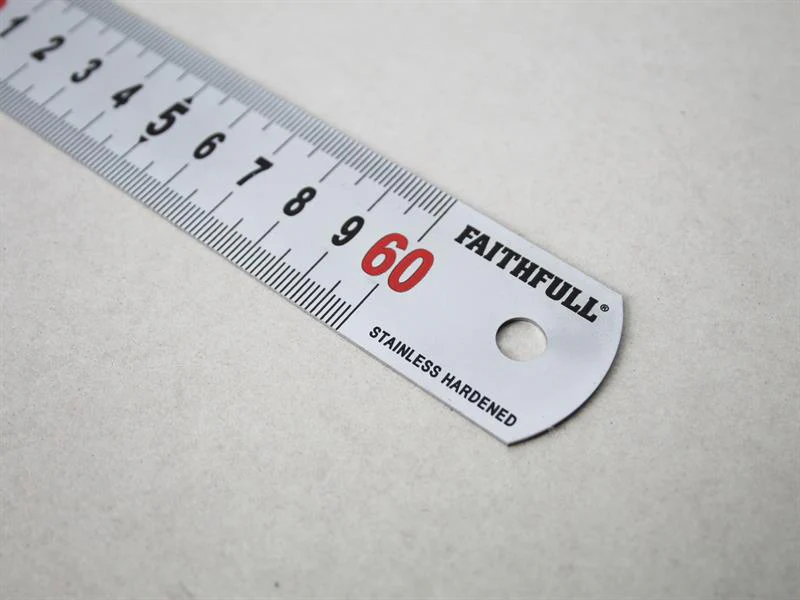 Faithfull Matt Silver Measuring Rule - Image 2