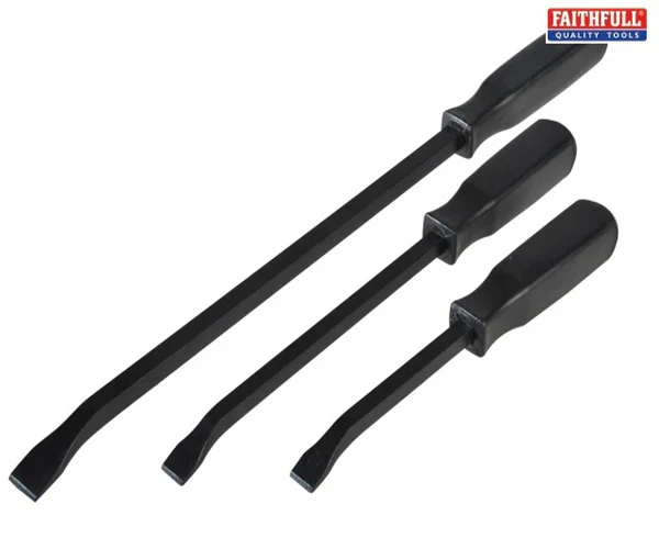 Faithfull Mechanic's Pry Bar Set, 3 Piece 210, 300 & 450mm - Image 2